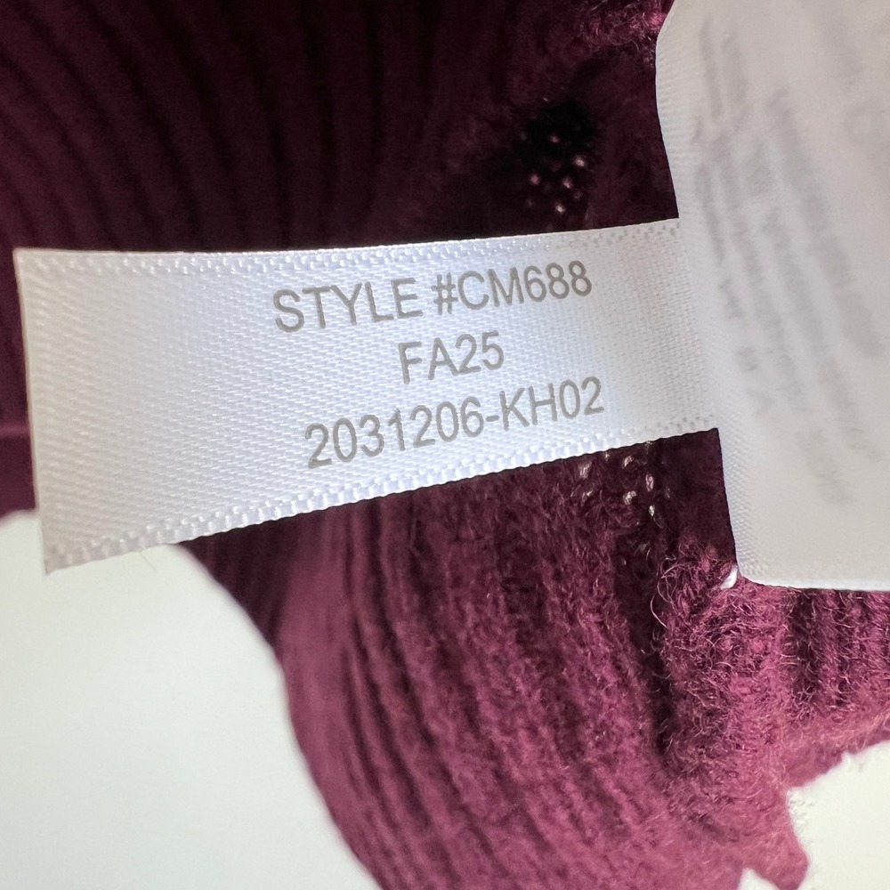 J.Crew Womens Oversized XS Lambswool Short Sleeve Crewneck Sweater Burgundy - Picture 8 of 10
